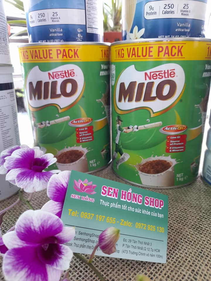 Sữa Bột Nestle Milo Úc Value Pack Lon 1kg-401