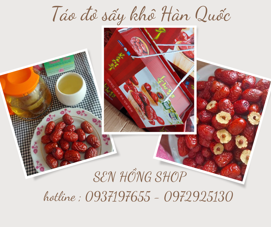 Táo Đỏ Sấy Khô Hàn Quốc Hộp 1kg-532