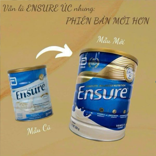 Sữa Ensure Úc Lon 850g