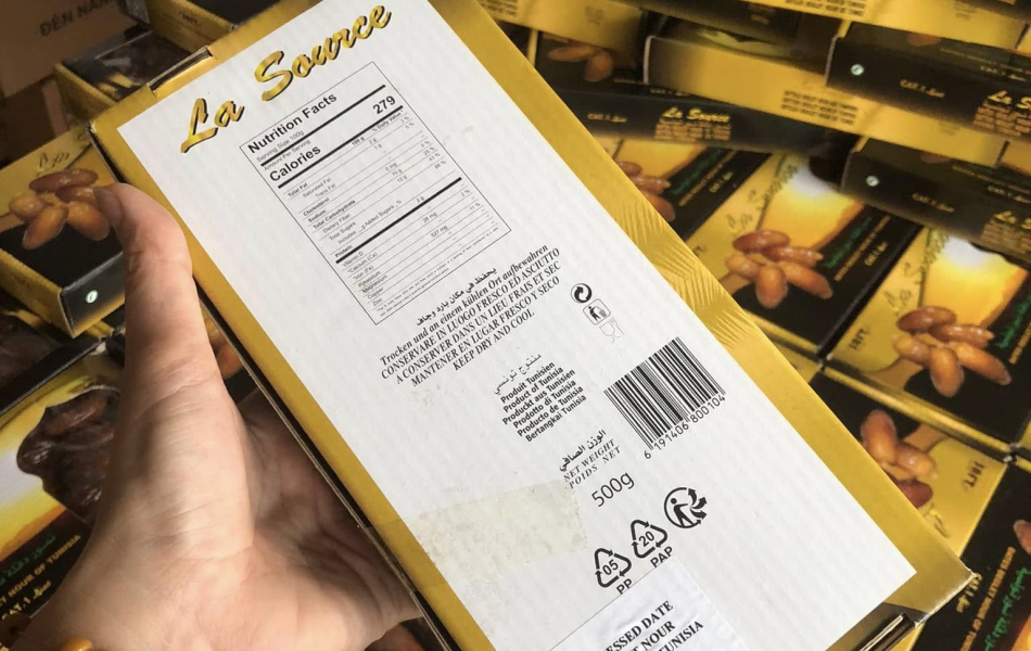 Chà Là Lạc Đà Sấy La Source Dates Deglet Nour Of Tunisia 500g