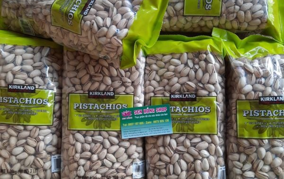 Hạt Dẻ Cười Kirkland Pistachios 1,36kg Của Mỹ