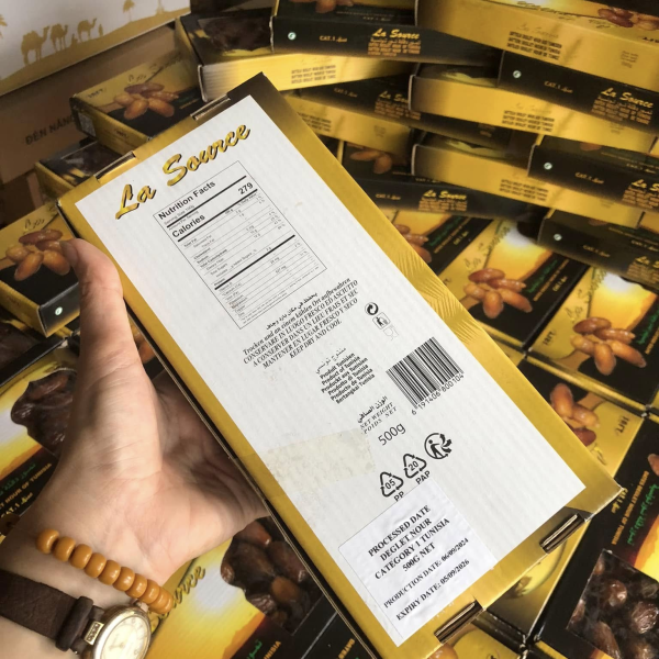 Chà Là Lạc Đà Sấy La Source Dates Deglet Nour Of Tunisia 500g
