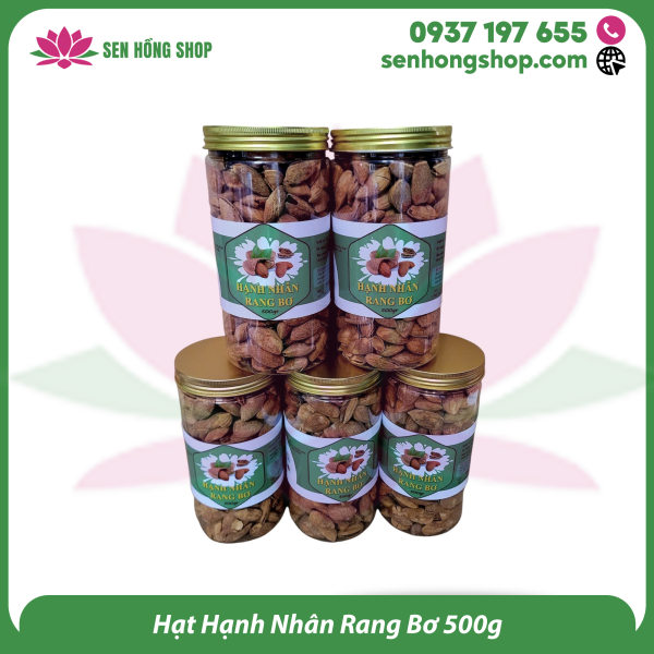 Hạt Hạnh Nhân Rang Bơ 500g