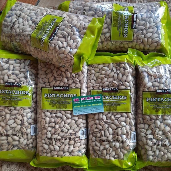 Hạt Dẻ Cười Kirkland Pistachios 1,36kg Của Mỹ