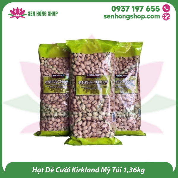 Hạt Dẻ Cười Kirkland Pistachios 1,36kg Của Mỹ